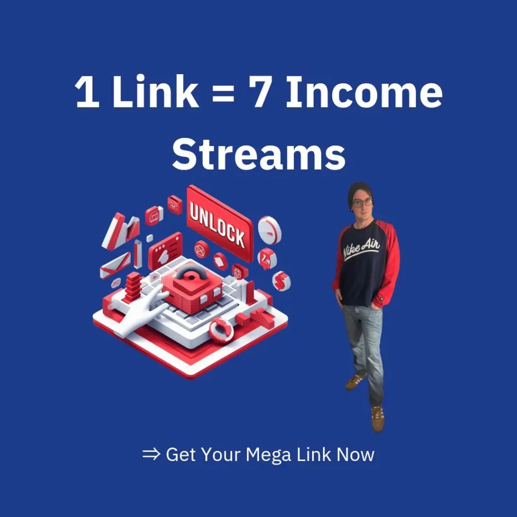 Mega Link affiliate marketing – Filip recommends: One link for 7 income streams. Get your Mega Link now.